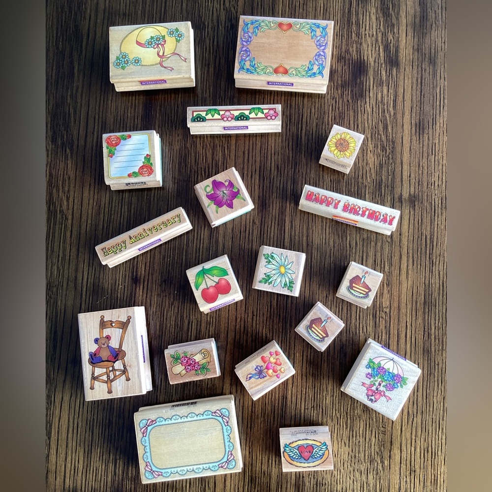 Bag of Rubber Stamps. Qty.  18  - NWOT